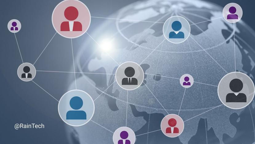 Professional connection nodes on a world map, illustrating the Indonesian tech talent ecosystem and international hiring.